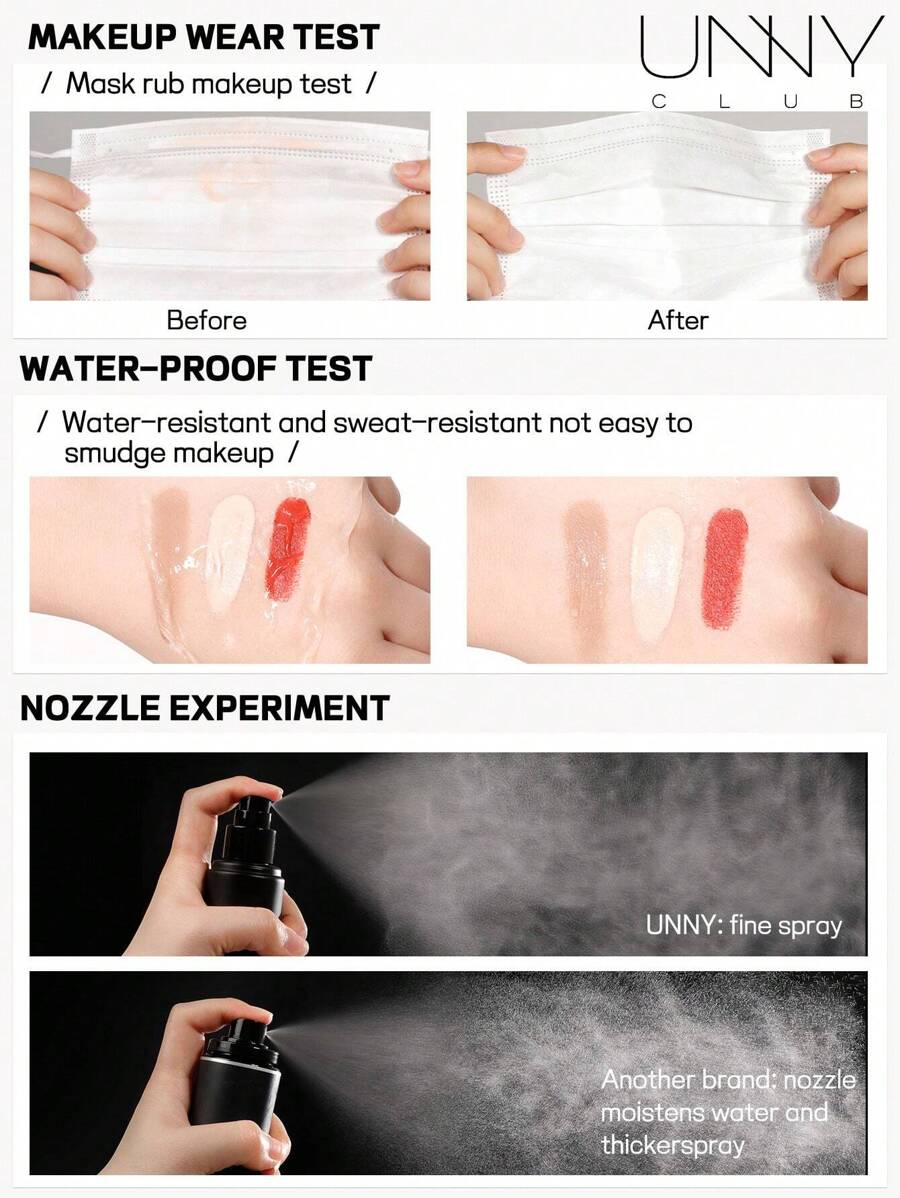 100ml Long-Lasting Setting Spray, Suitable For Oily Skin, Matte & Dewy Finish, Non-Greasy, Makeup Setting Spray, Oil-Free Formula, Non-Drying, Waterproof & Sweat-Resistant