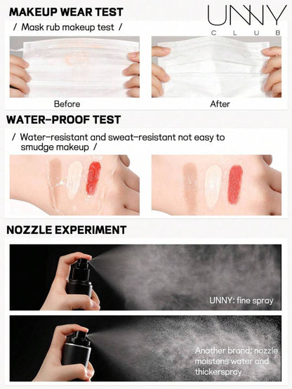 100ml Long-Lasting Setting Spray, Suitable For Oily Skin, Matte & Dewy Finish, Non-Greasy, Makeup Setting Spray, Oil-Free Formula, Non-Drying, Waterproof & Sweat-Resistant